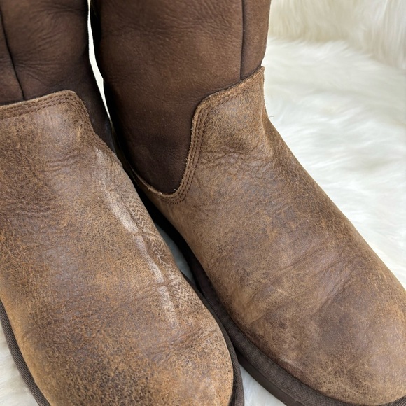 UGG GUTHRIE BIKER BOOTS SIZE 8 - Picture 5 of 12